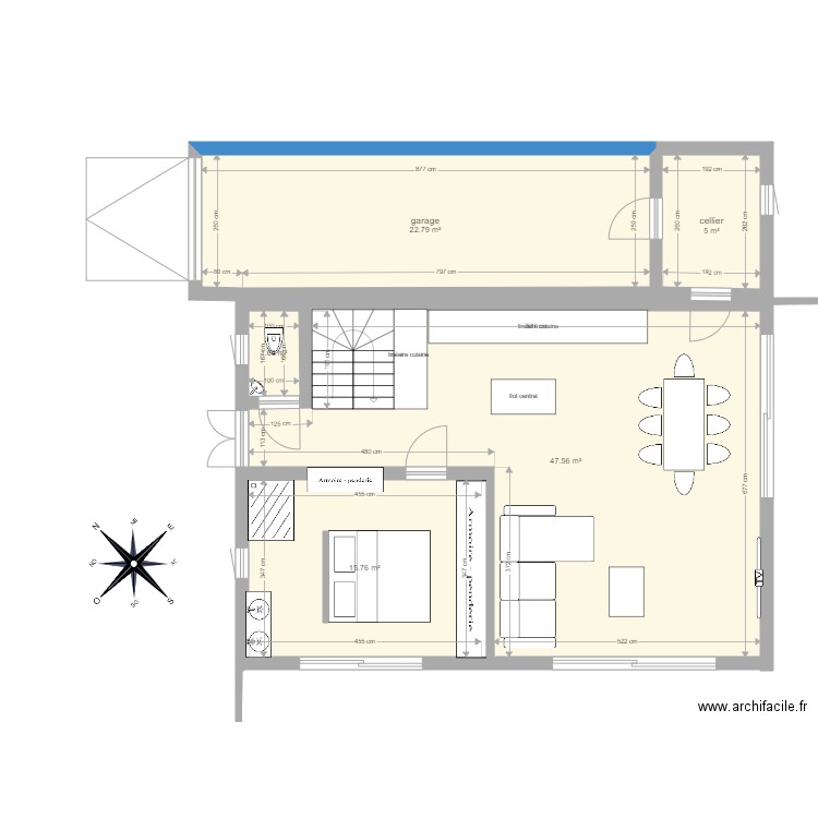 maison lot 3 v2. Plan de 0 pièce et 0 m2