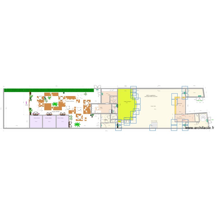 la puce a l oreille RDC. Plan de 0 pièce et 0 m2