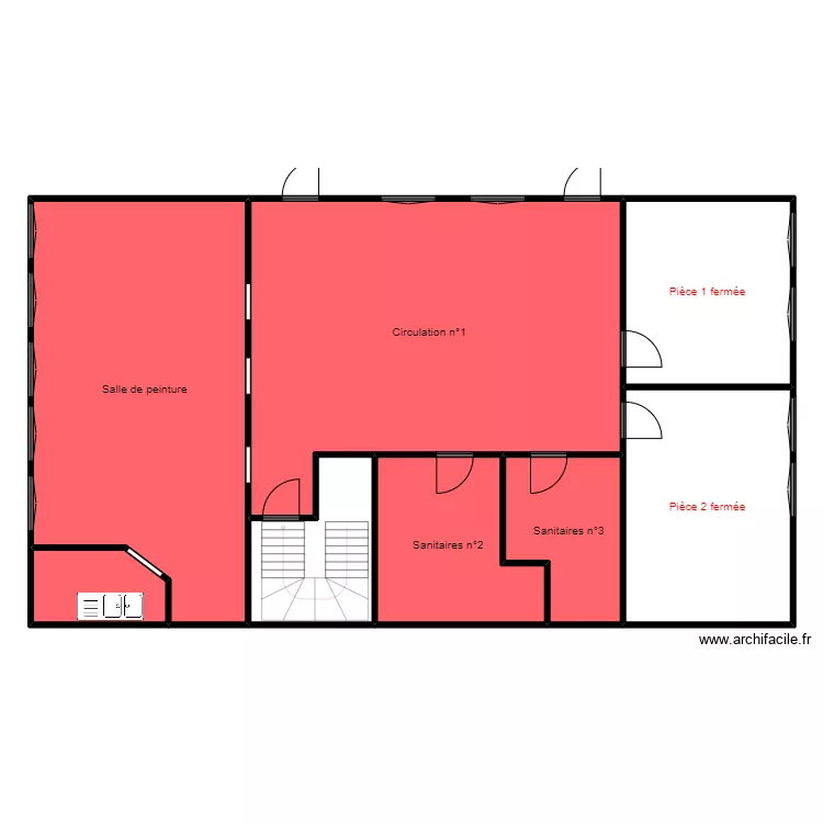 Ecole pasteur -1SS avec amiante. Plan de Ecole pasteur -1SS avec amiante. Plan de