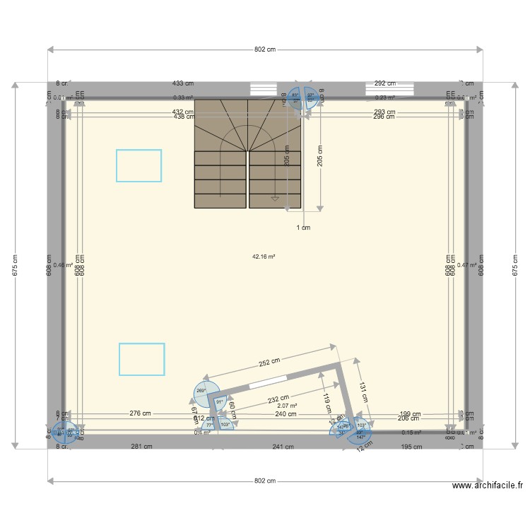 MAZUECO medidas. Plan de 0 pièce et 0 m2