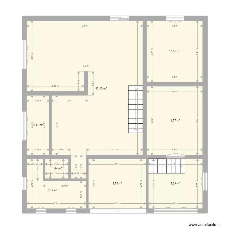 De-Conto. Plan de 