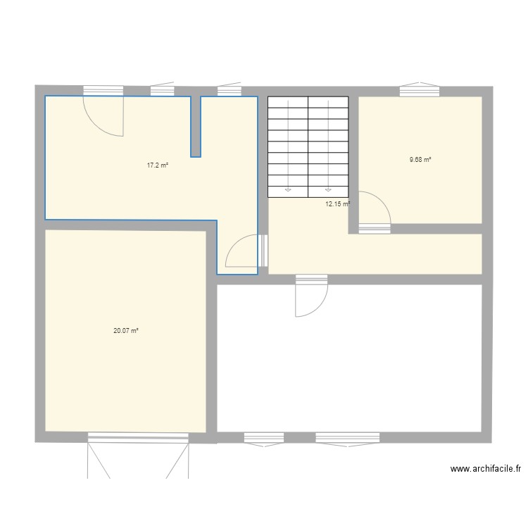 Rez de chaussée. Plan de 0 pièce et 0 m2