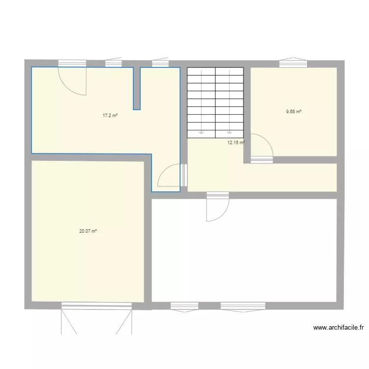 Rez de chauss&eacute;e. Plan de 