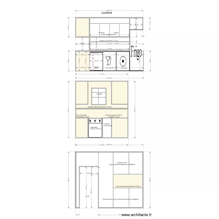 cuisine sidi mimoun. Plan de 