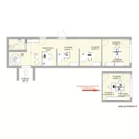 amenagement agence 3 VH 4 bureaux + Gestionnaire