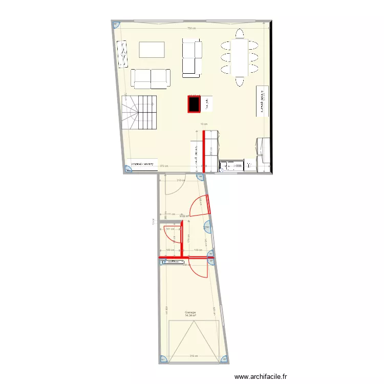 GRAND LEEZ RDC Arnaud2. Plan de 