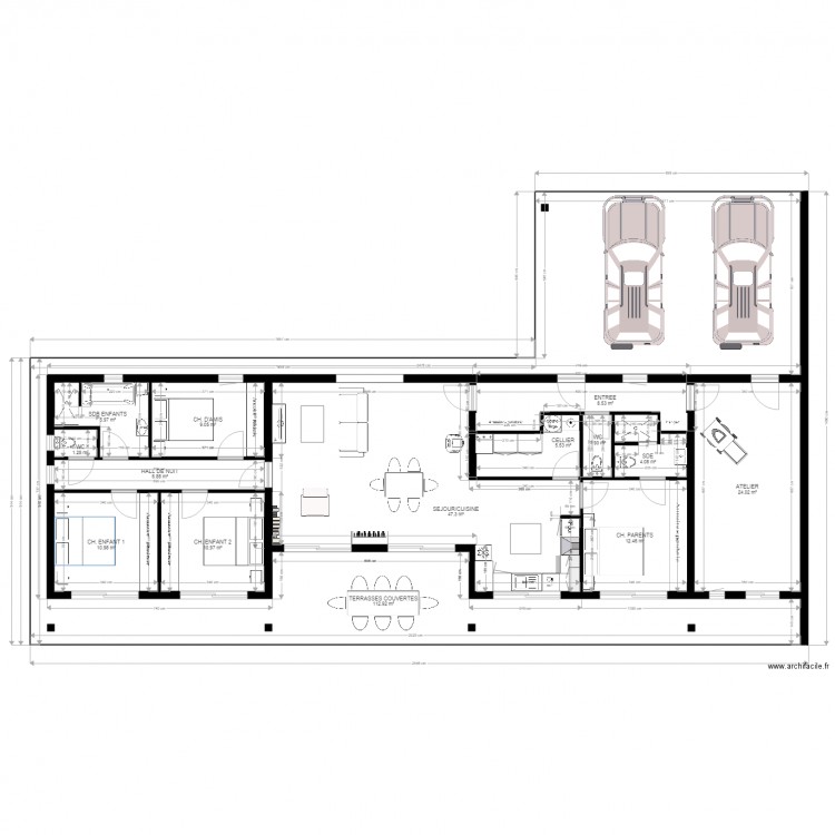 gastes final orthogonal option1. Plan de 0 pièce et 0 m2