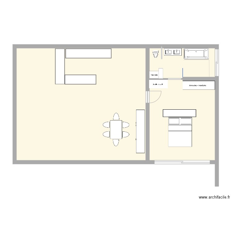 Avant Projet Maison RDC 1. Plan de 0 pièce et 0 m2