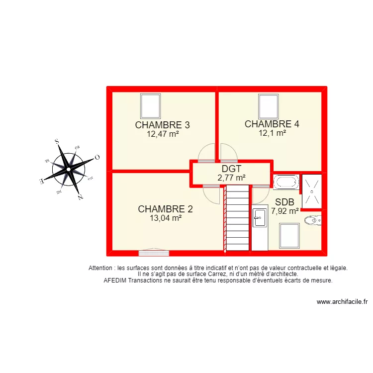 BI13000 - Maison. Plan de BI13000 - Maison. Plan de