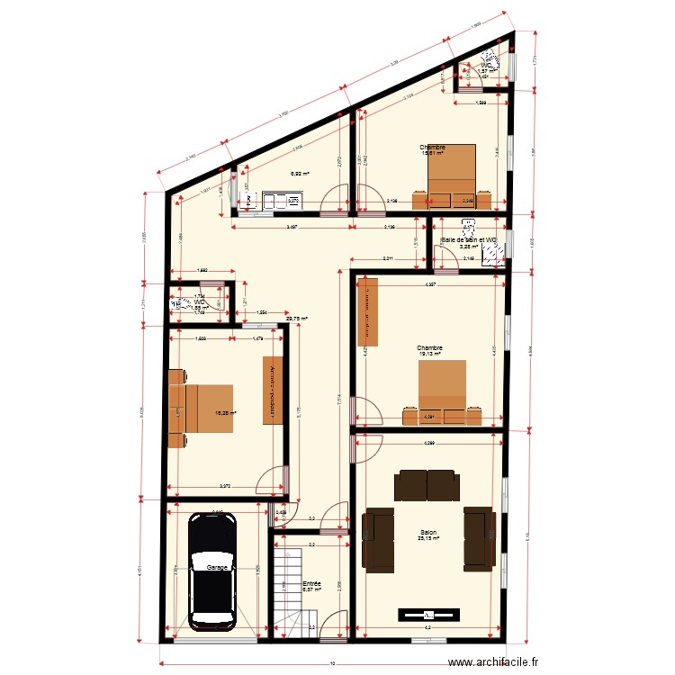 RDC 3. Plan de 0 pièce et 0 m2