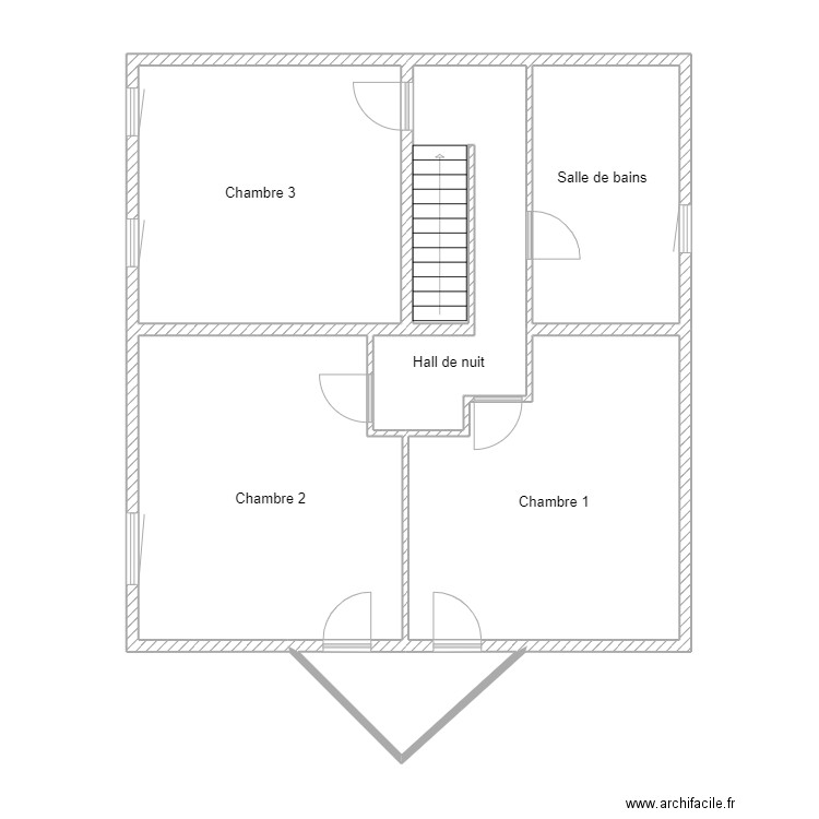 Beugnies Etage. Plan de 0 pièce et 0 m2