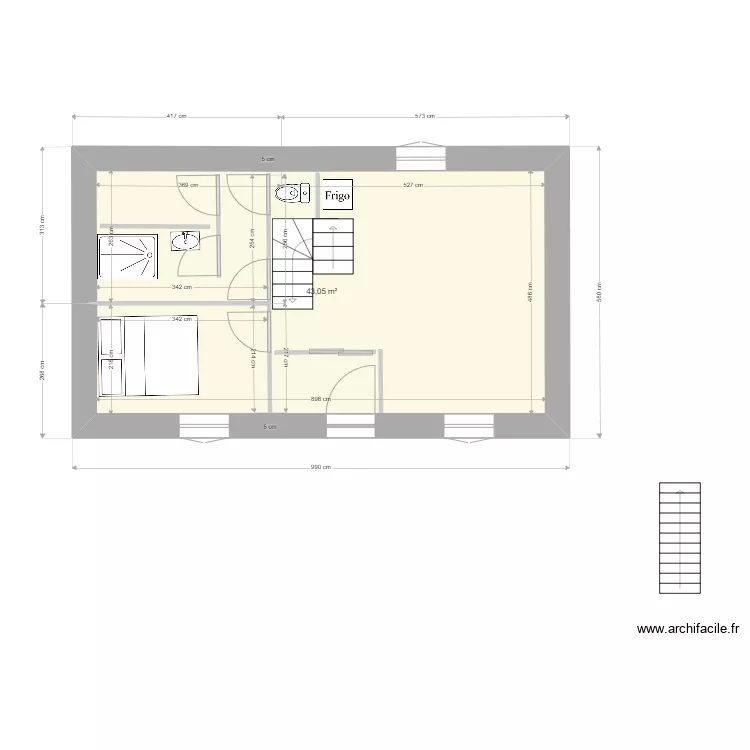 Gounay 1 v2. Plan de 