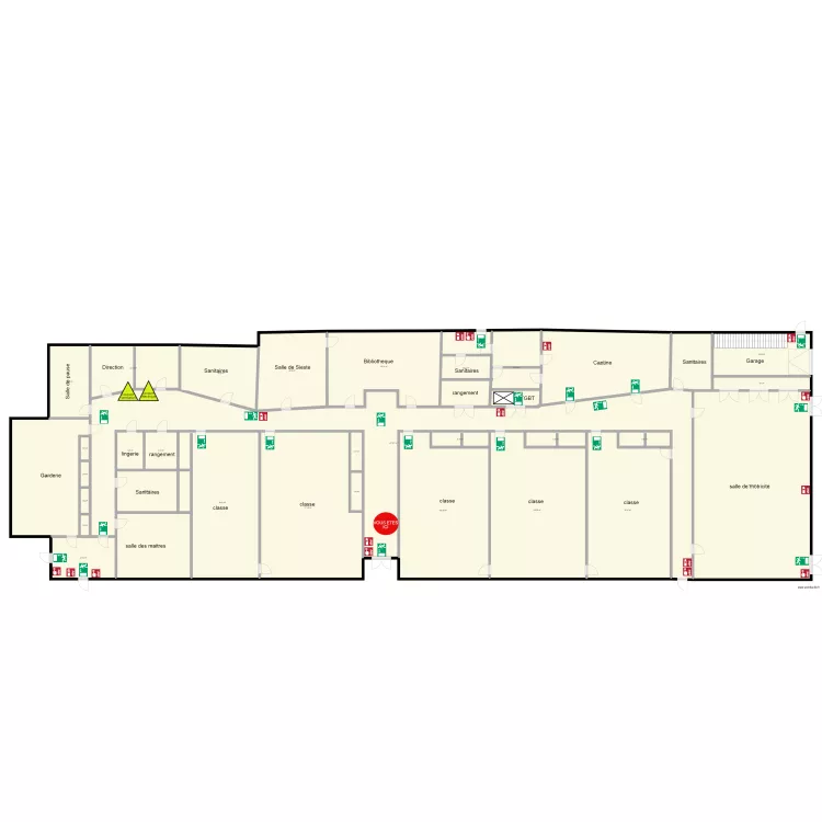 &eacute;cole TAG . Plan de 