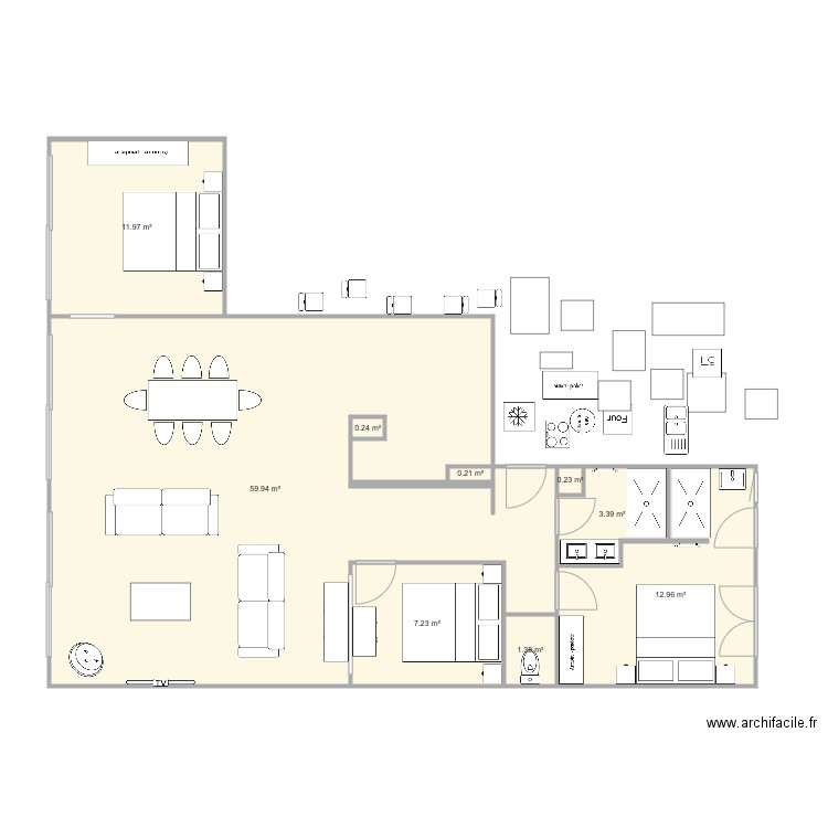 Pornichet base2. Plan de 0 pièce et 0 m2