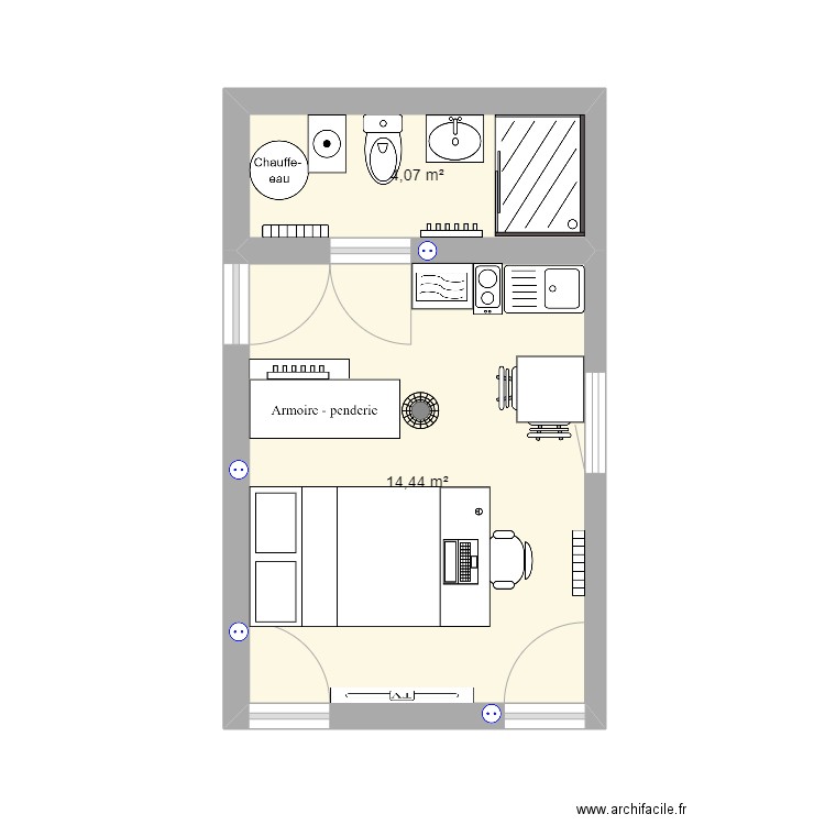 Le F1. Plan de 0 pièce et 0 m2