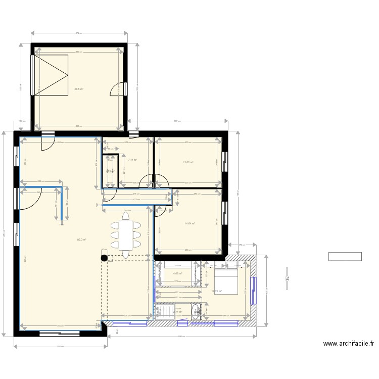 FRANCIS 2 PROJET 2. Plan de 0 pièce et 0 m2