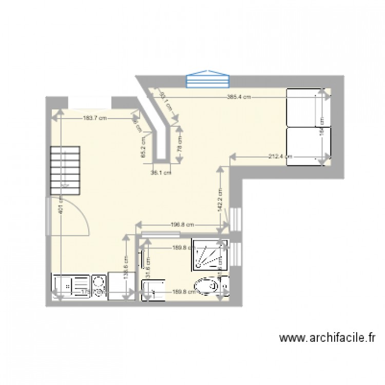 STUDIO PARROT 2. Plan de 0 pièce et 0 m2