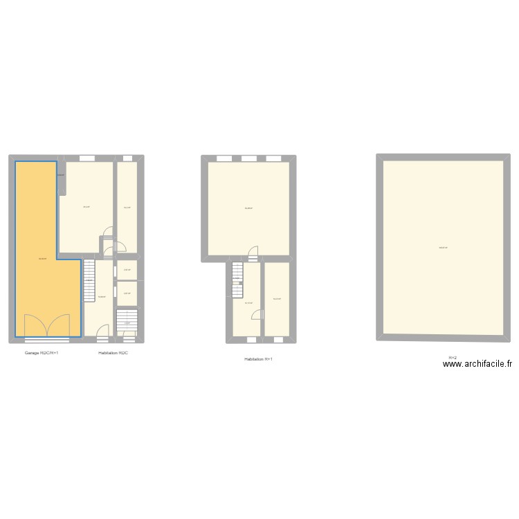 Bassompierre / Chapuis Maringues. Plan de 14 pièces et 361 m2