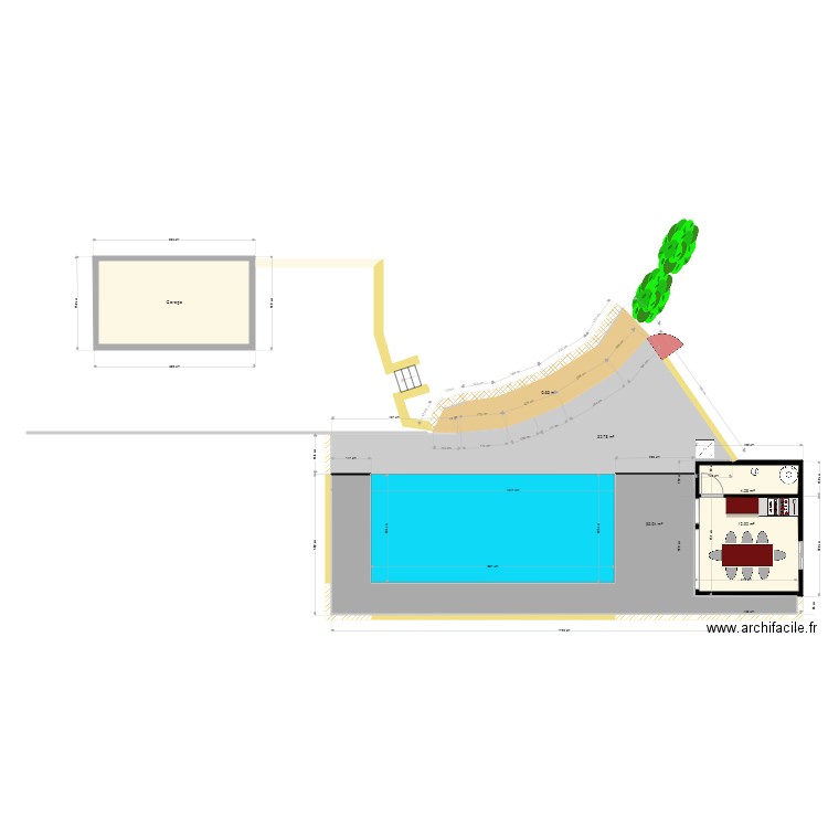 Piscine V3 Base. Plan de 0 pièce et 0 m2