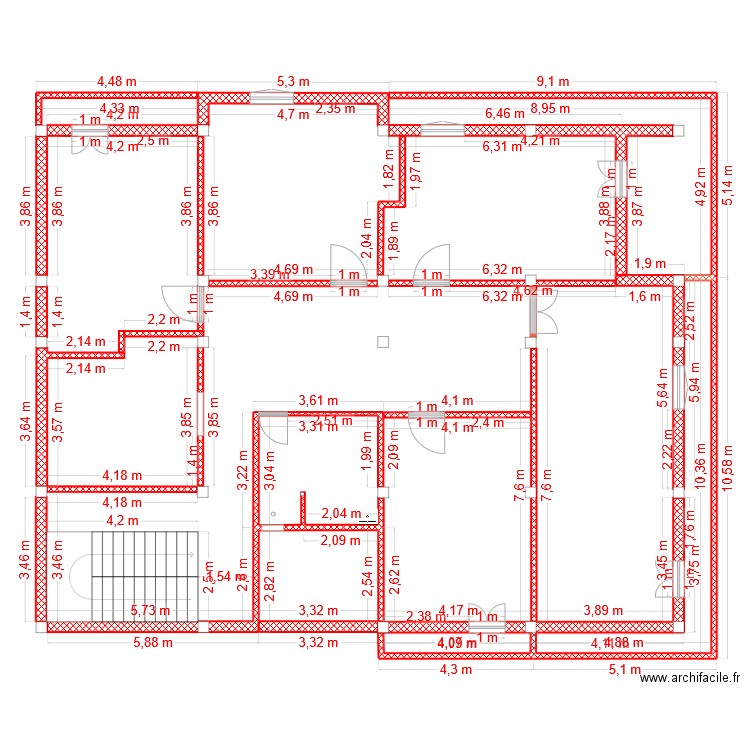 maison BH1. Plan de 0 pièce et 0 m2