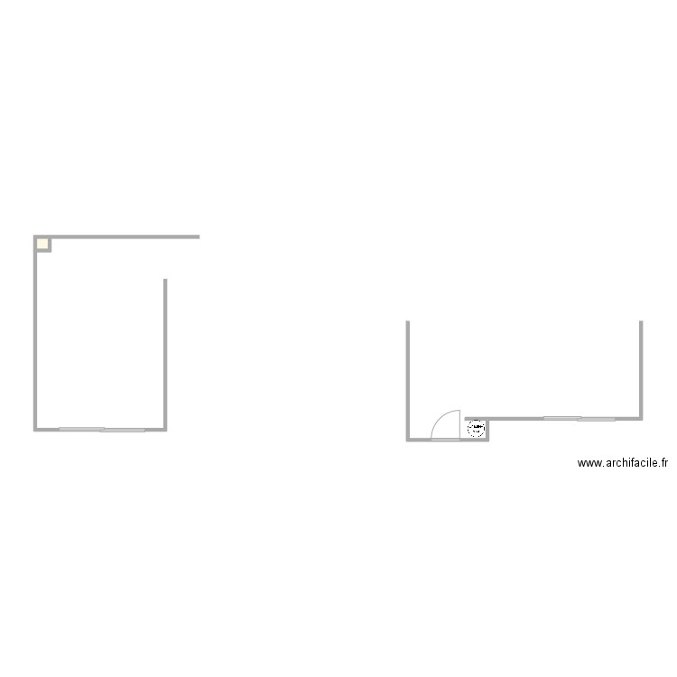 Plan pour cuisine appartements final. Plan de 1 pièce et 0 m2