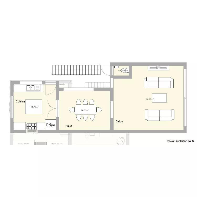 Maison MAB. Plan de 