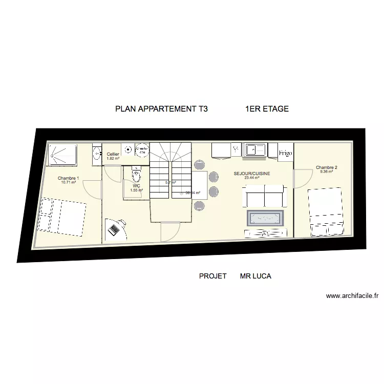 PLAN DEFINITIF 1ER ETAGE . Plan de PLAN DEFINITIF 1ER ETAGE . Plan de