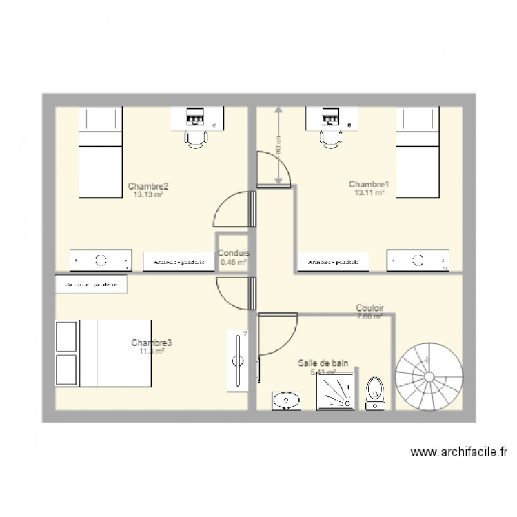 etage bis bis. Plan de 0 pièce et 0 m2