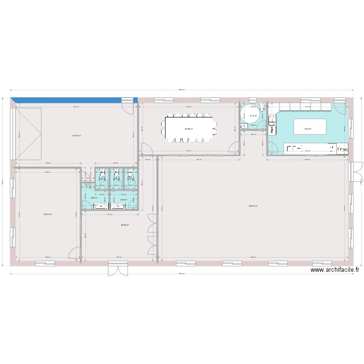 Salle polyvalente. Plan de 0 pièce et 0 m2