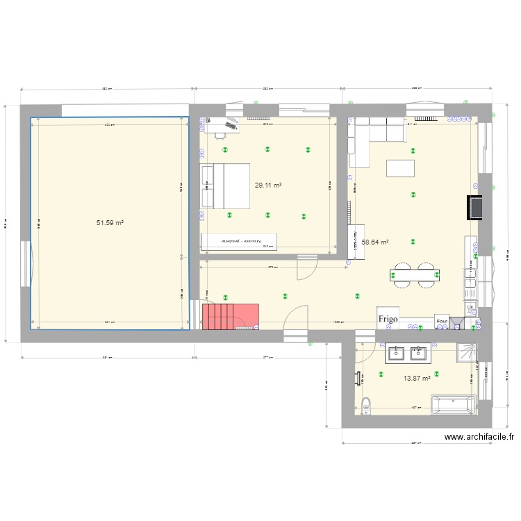 elec. Plan de 0 pièce et 0 m2