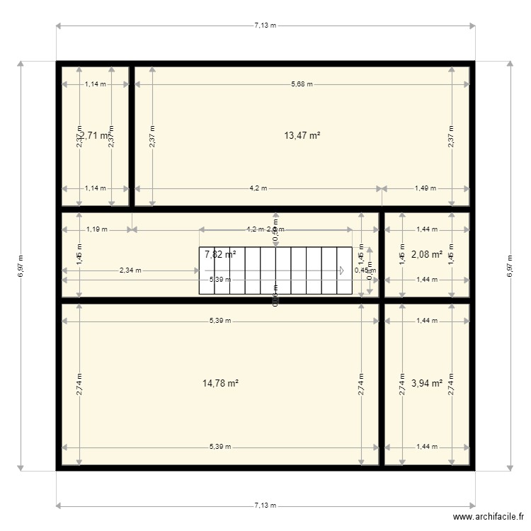 chambre gite 3. Plan de 0 pièce et 0 m2