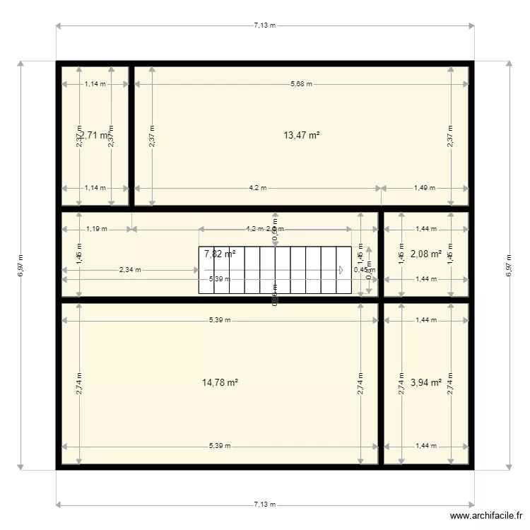 chambre gite 3. Plan de 