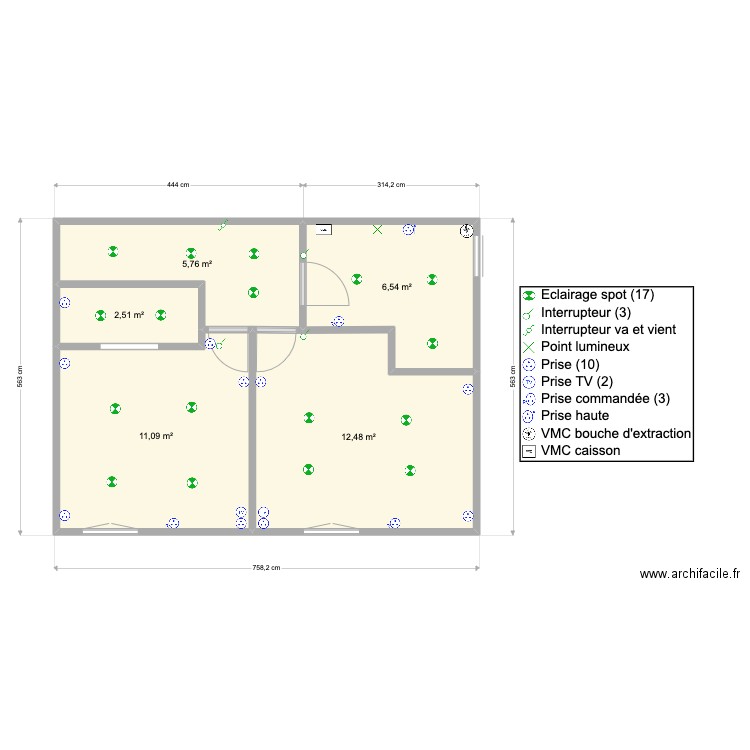 ST ROMAIN ETAGE LOT 2. Plan de 0 pièce et 0 m2
