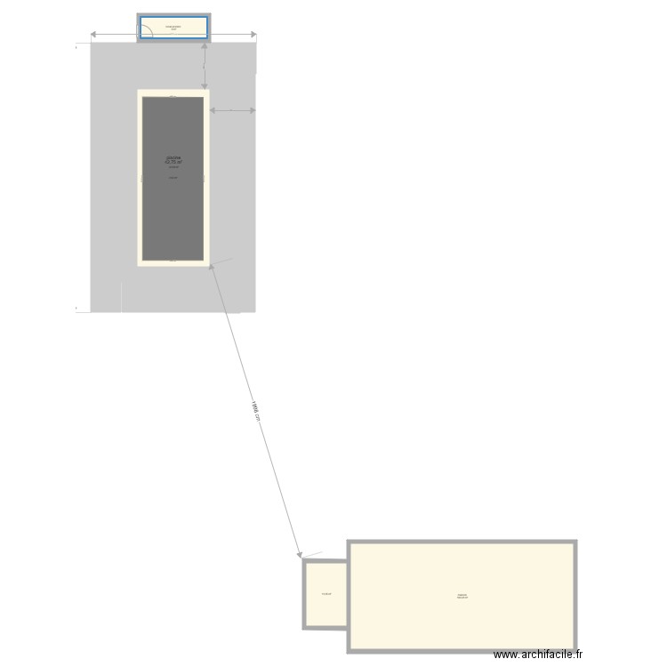 piscine. Plan de 0 pièce et 0 m2