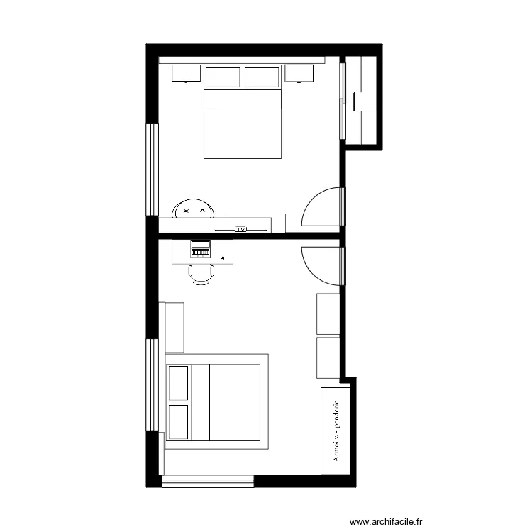 Bouffrad Chambres 4. Plan de 
