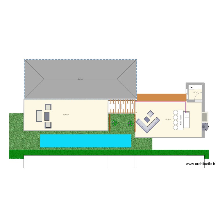 yohan. Plan de 4 pièces et 109 m2