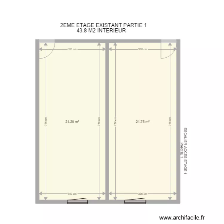 2EME ETAGE PARTIE 3. Plan de 2EME ETAGE PARTIE 3. Plan de