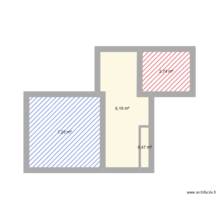 PC RENOIR LVL3. Plan de 4 pièces et 17 m2