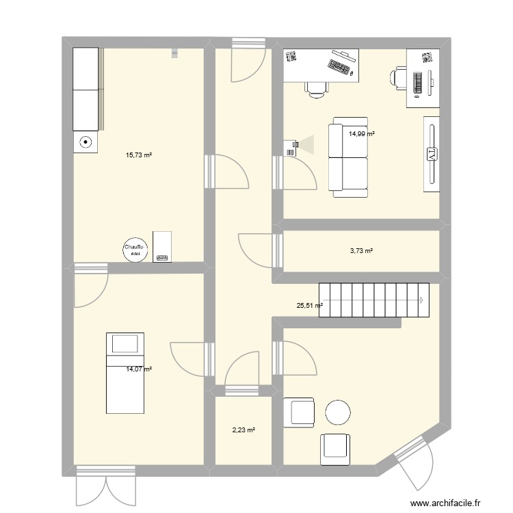 Projet casa. Plan de 0 pièce et 0 m2