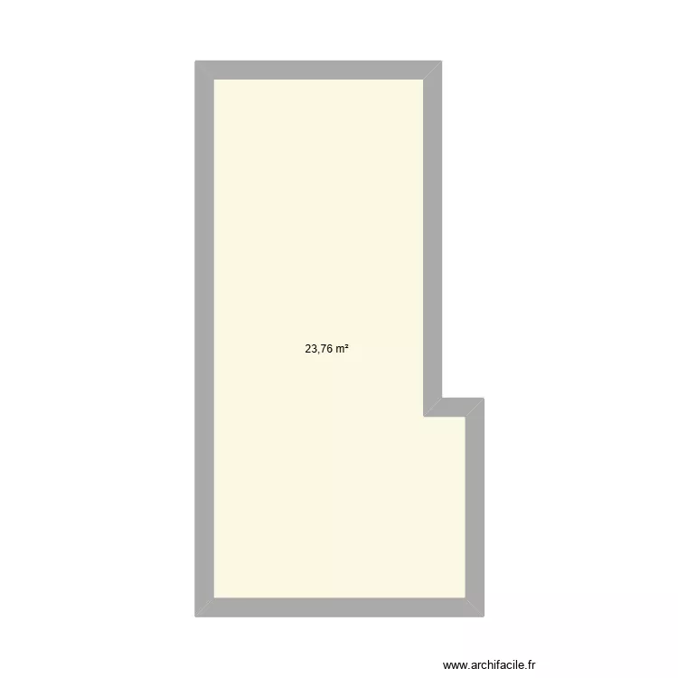 piscine 7.4. Plan de 1  et 24 m²