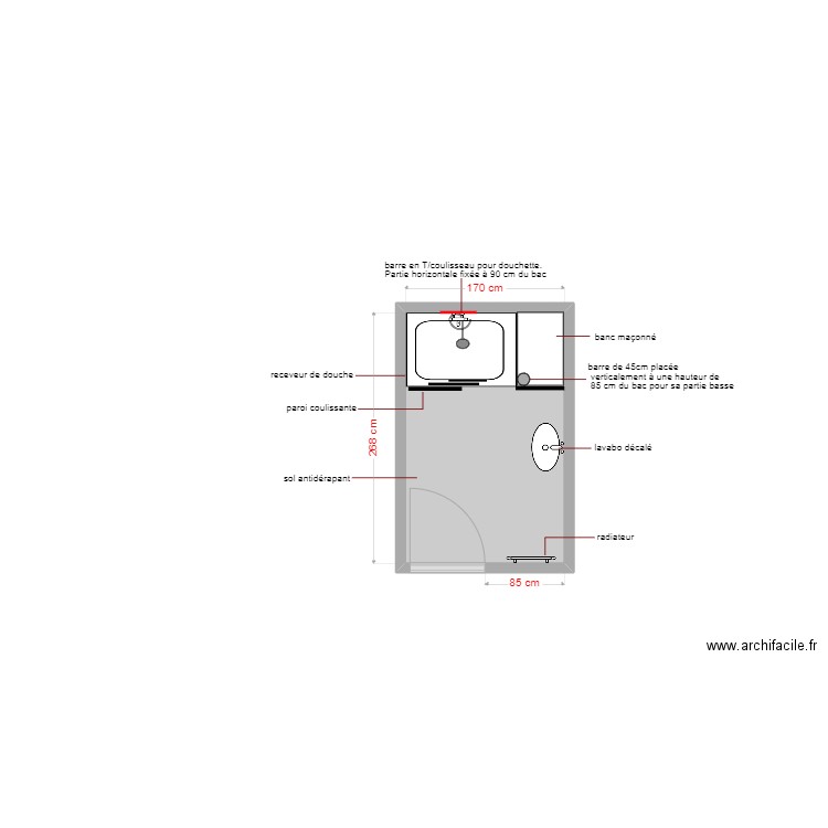 plan projeté dossier 5641. Plan de 0 pièce et 0 m2