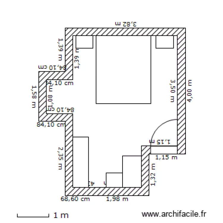 chambre final. Plan de chambre final. Plan de