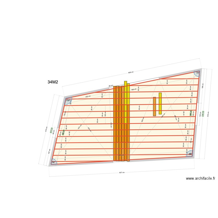 A_AMÉNAGEMENT TERRASSE RIVIÈRES. Plan de 0 pièce et 0 m2