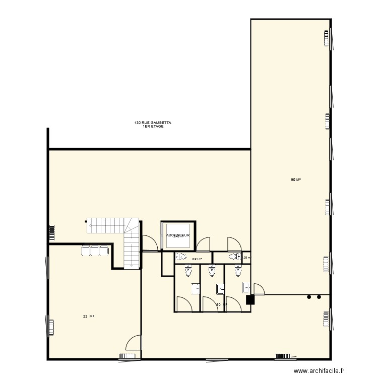 ACIF PROJET DEFINITIF. Plan de 0 pièce et 0 m2