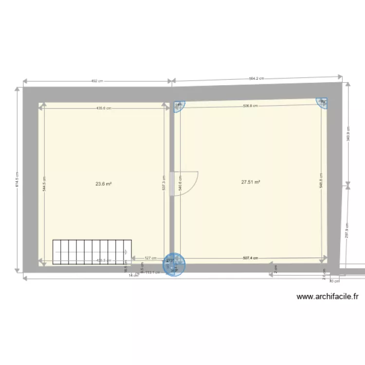 grenier chaufferie. Plan de 