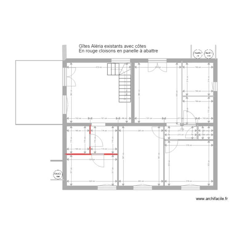 Maison perso actuelle. Plan de 