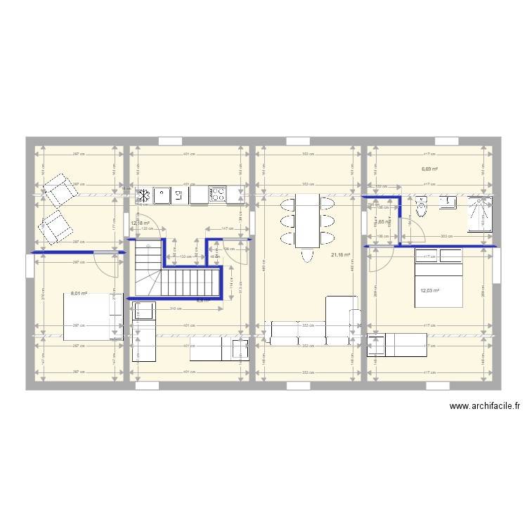 Combles Option 5. Plan de 0 pièce et 0 m2