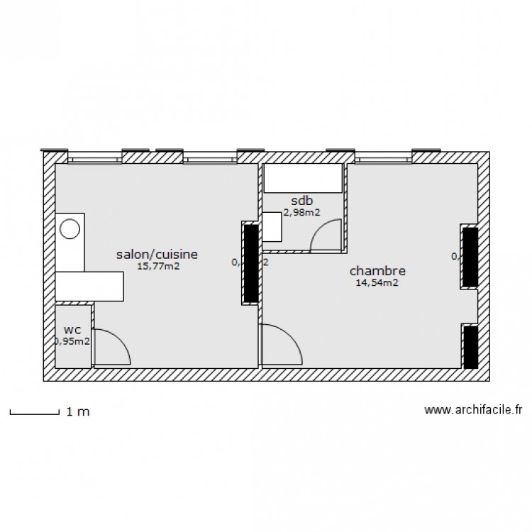 orsel futur. Plan de 0 pièce et 0 m2