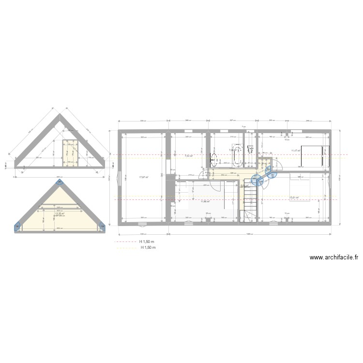 La Poupeliniere Comble Elec 03.22. Plan de 0 pièce et 0 m2