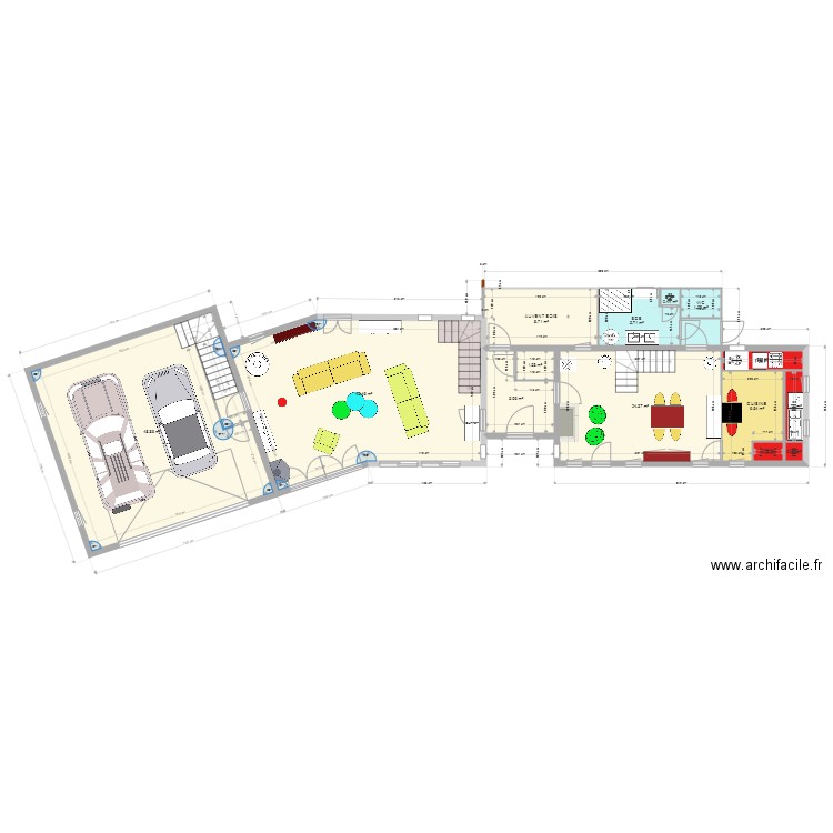 PROJET SEJOUR TOIT ZINC13. Plan de 0 pièce et 0 m2